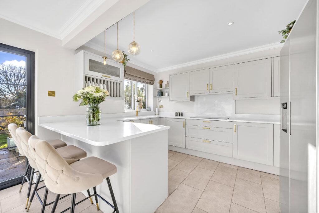 Tidy bright kitchen